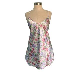 Secret Treasures Floral Satin Chemise